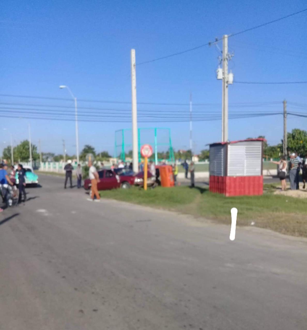 Accidente en que falleció la periodista Darilys Reyes Sánchez. /Foto: ADN CUBA