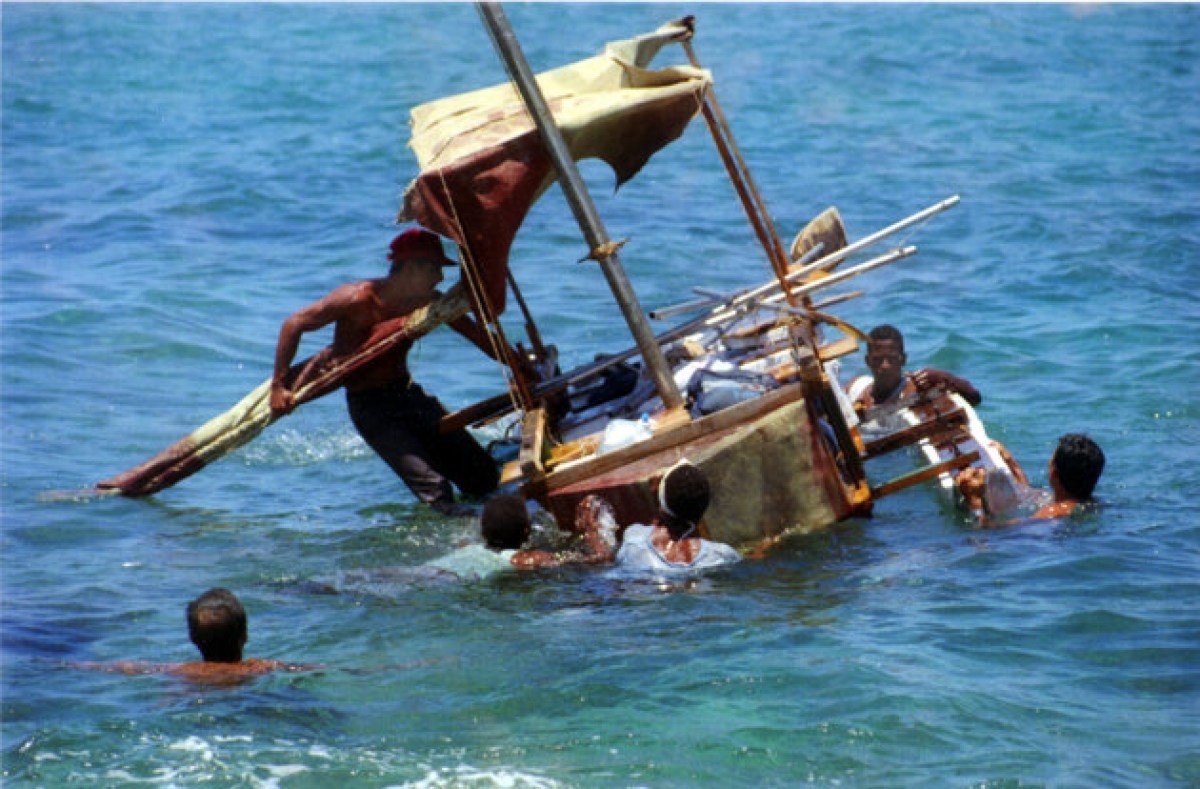 Balseros, Cuba.