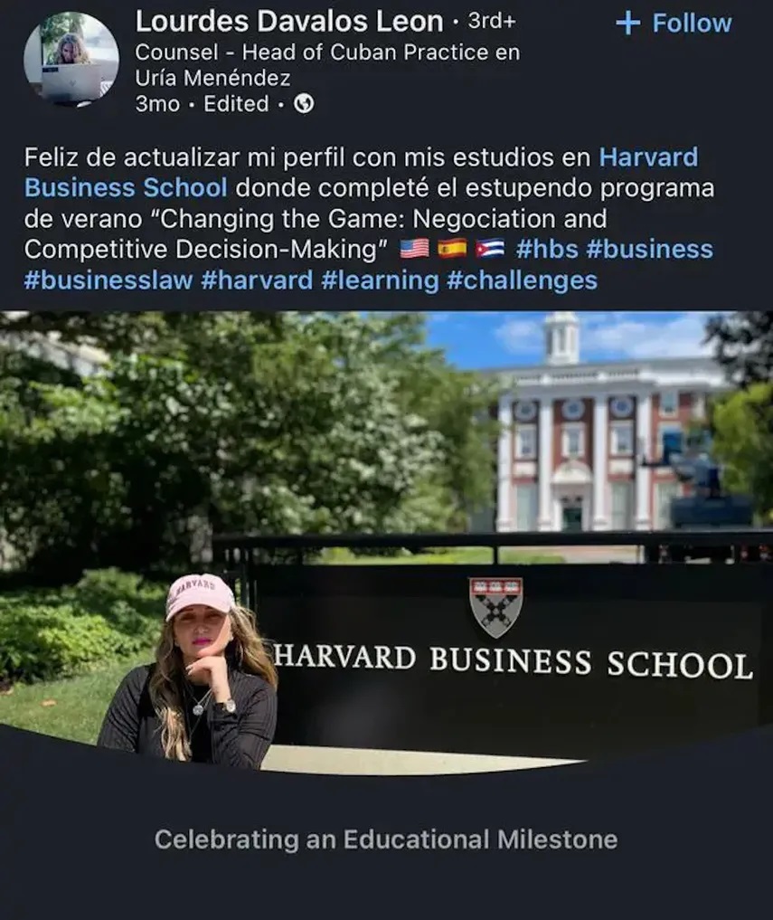 lourdes Davalos en Harvard