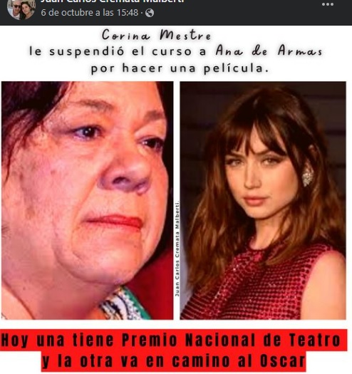 meme sobre corina y ana