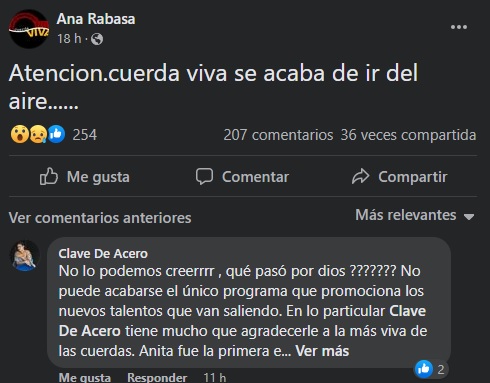 Denuncia de directora de Cuerda Viva