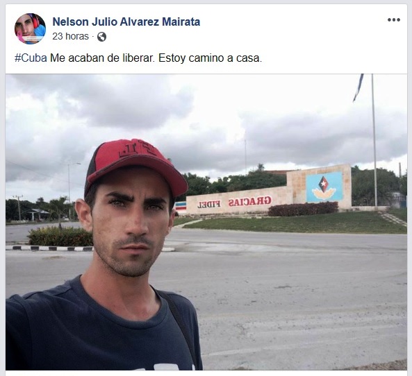 Liberan a Nelson Julio Álvarez Mairata