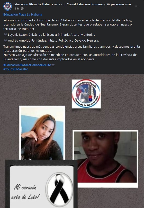 Post maestros fallecidos