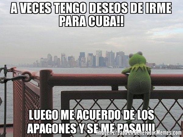 Memes Apagones Cuba