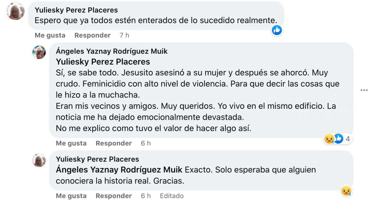 Comentan sobre la tragedia