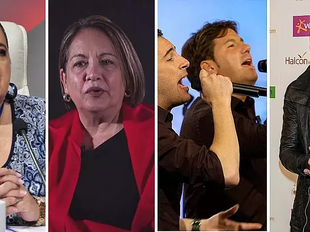 Bárbara Betancourt, Arleen Rodríguez, Andy y Lucas y Alex Ubago. Collage: ADN Cuba