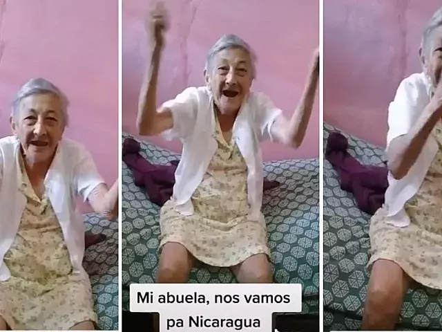 Anciana hace reto: “Nos vamos pa' nicaragua”