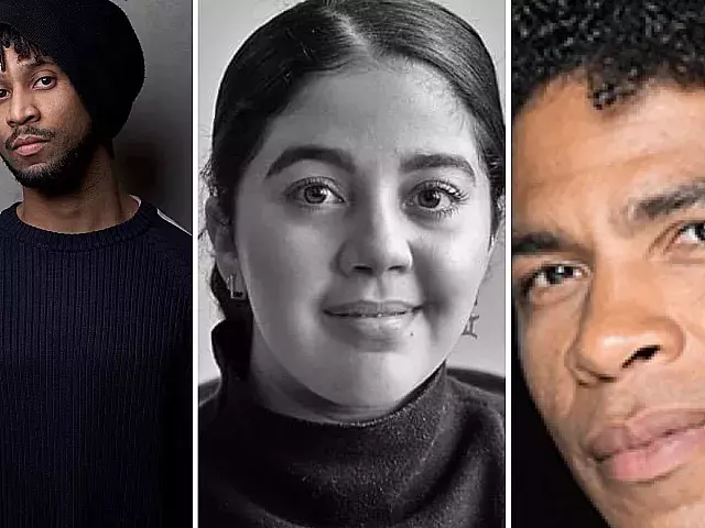 Miguel Altunaga, Arielle Smith y Carlos Acosta. Foto: Twitter/@UKinCuba