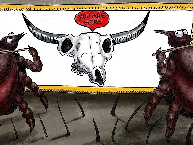 Aquí hay vaca encerrada