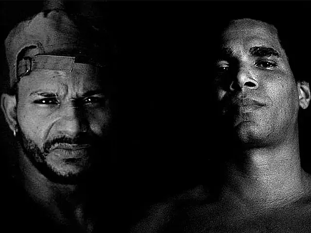 Maykel Osorbo y Luis Manuel Otero. Foto: Anyelo Troya