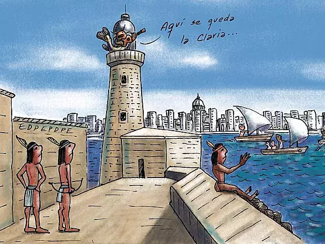 Vamos a hacer un corito ahí