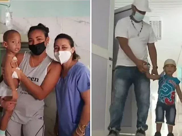 Fuera de peligro bebé víctima de explosión. Foto: Captura de Pantalla