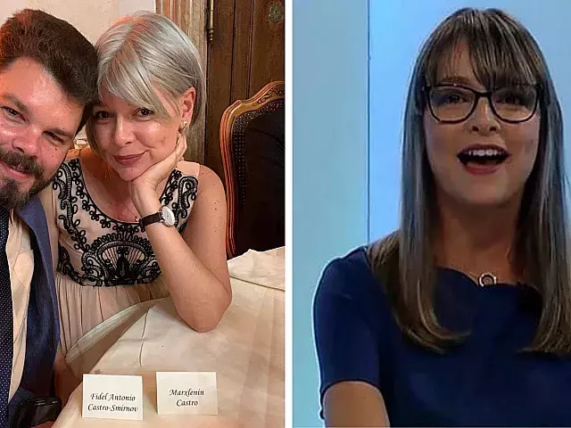 Marxlenin, pareja de nieto de Castro, en TV