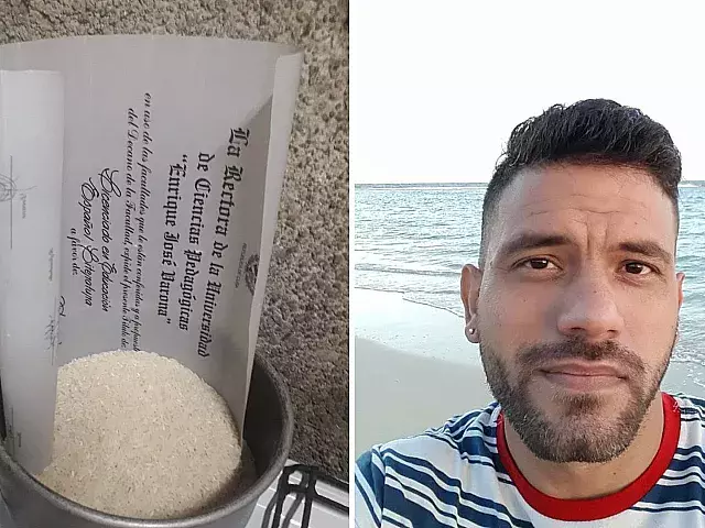 Profesional cubano expuso inutilidad de estudios para vida digna en Cuba. Foto: Facebook/Austin Llerandi Pérez