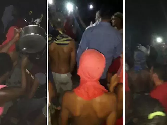 Protesta en Cuba el 14 de julio, en Los Palacios. Fotomontajes: ADN Cuba