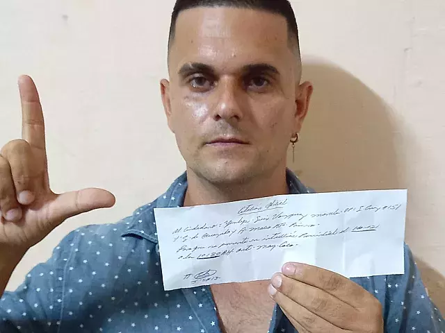 Yerly Luis Velázquez Morales, activista por la democracia en Cuba.