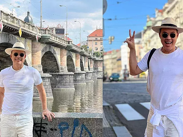 Alexis Valdés celebra su cumpleaños 59 en Praga