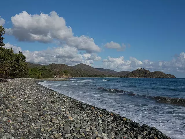 Playa en Chivirico, Guamá, Santiago de Cuba
