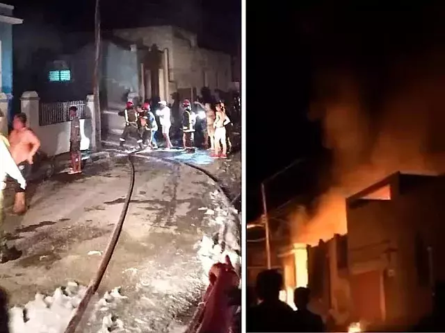 Reportan gran incendio en Las Tunas