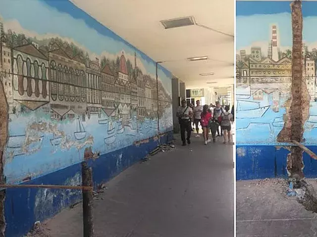 Indignación por daños a mural en Cienfuegos