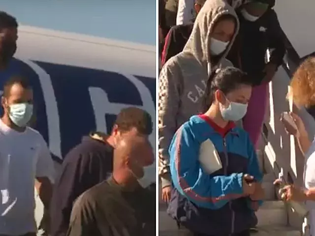 México devuelve otros 60 migrantes cubanos. Foto: Captura de Pantalla/Canal Caribe