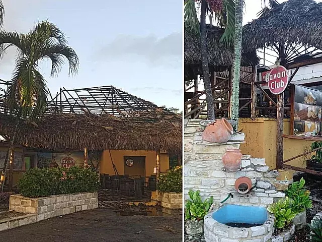 Incendio daña ranchón de Havana Club en Cuba