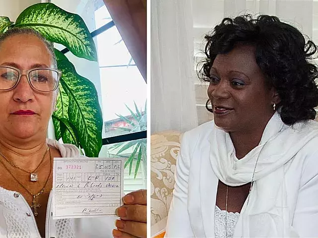 María Cristina Labrada y Berta Soler, Damas de Blanco.