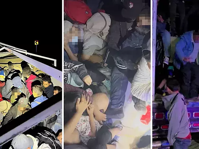 Encuentran a 26 cubanos en rastras llenas de migrantes en México