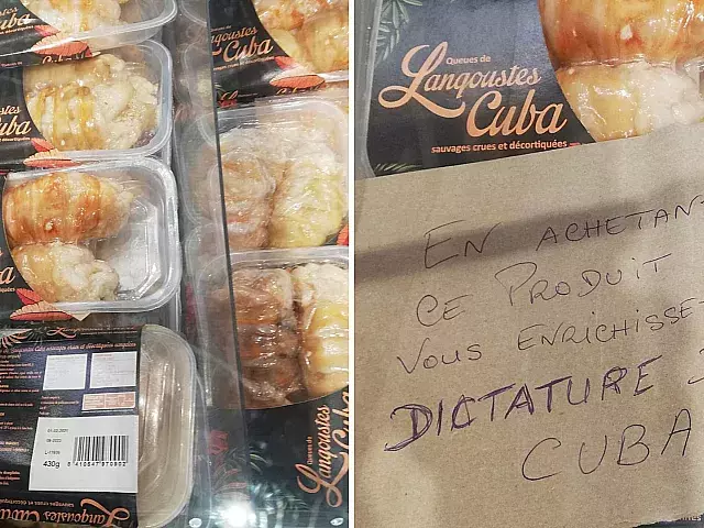 Advierten a franceses sobre langosta cubana. Foto: Facebook/Patricia Monzon