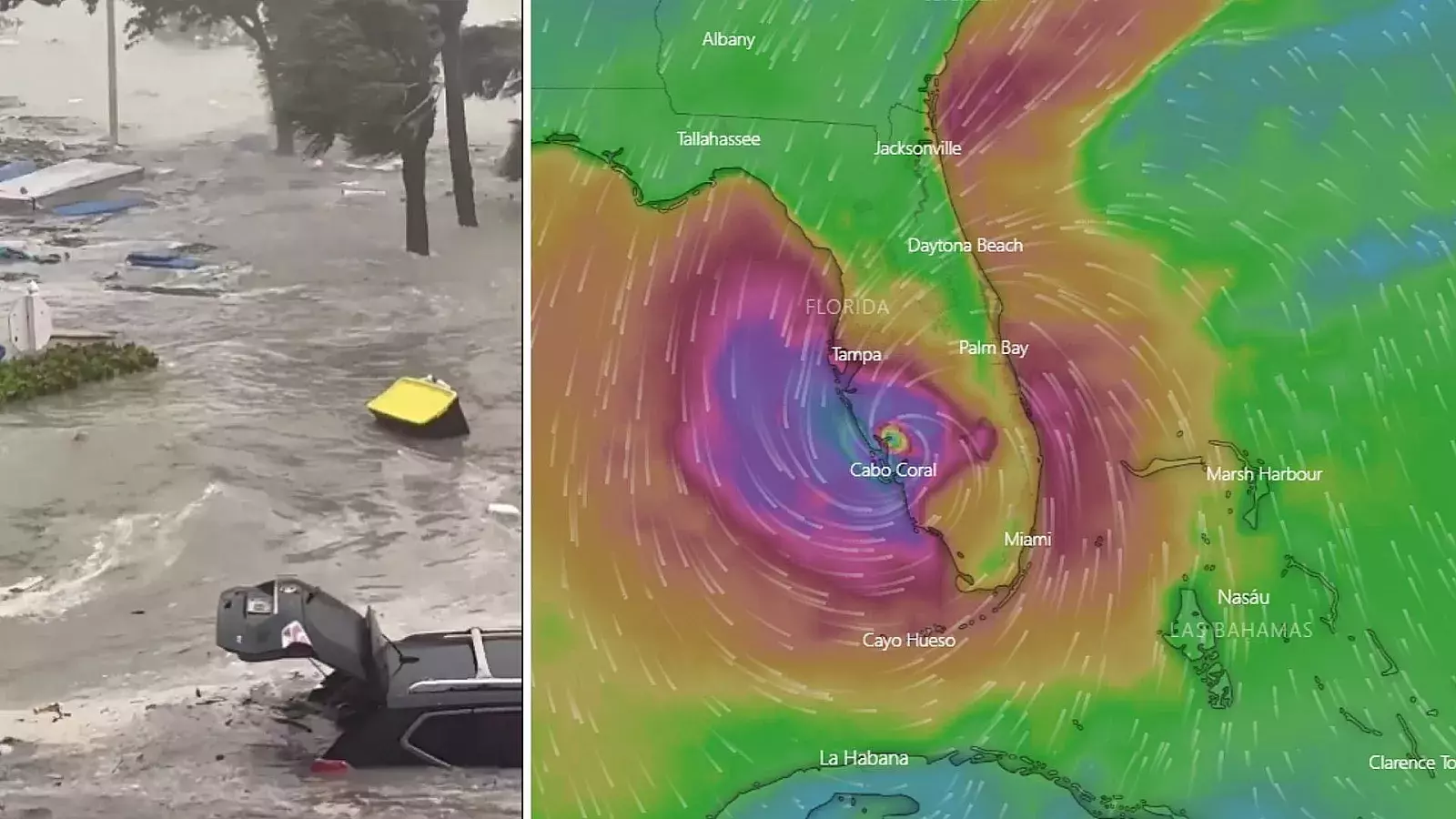 Inundaciones en Florida por huracán Ian