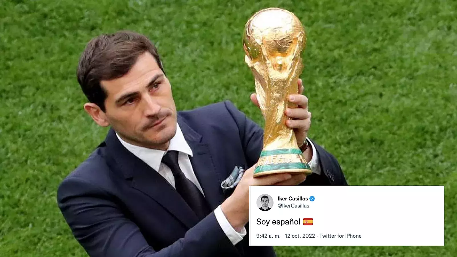 Iker Casillas vuelve a encender las redes con una publicación en Twitter