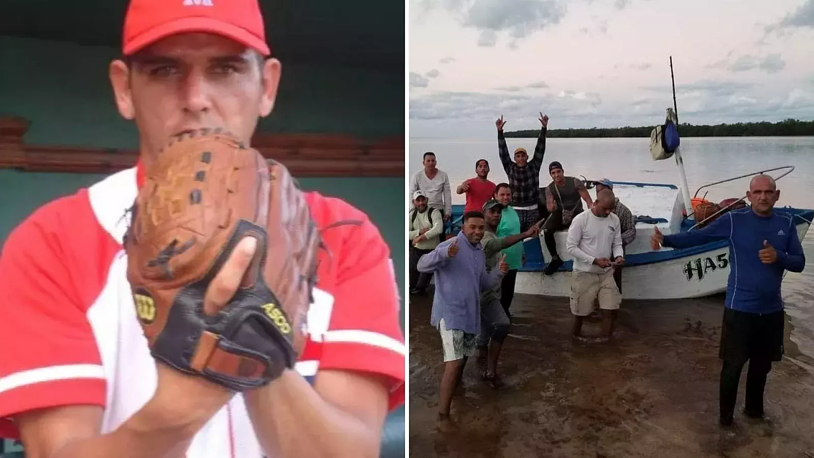 Exlanzador cubano Viego sale en bote de Cuba y llega a EE.UU