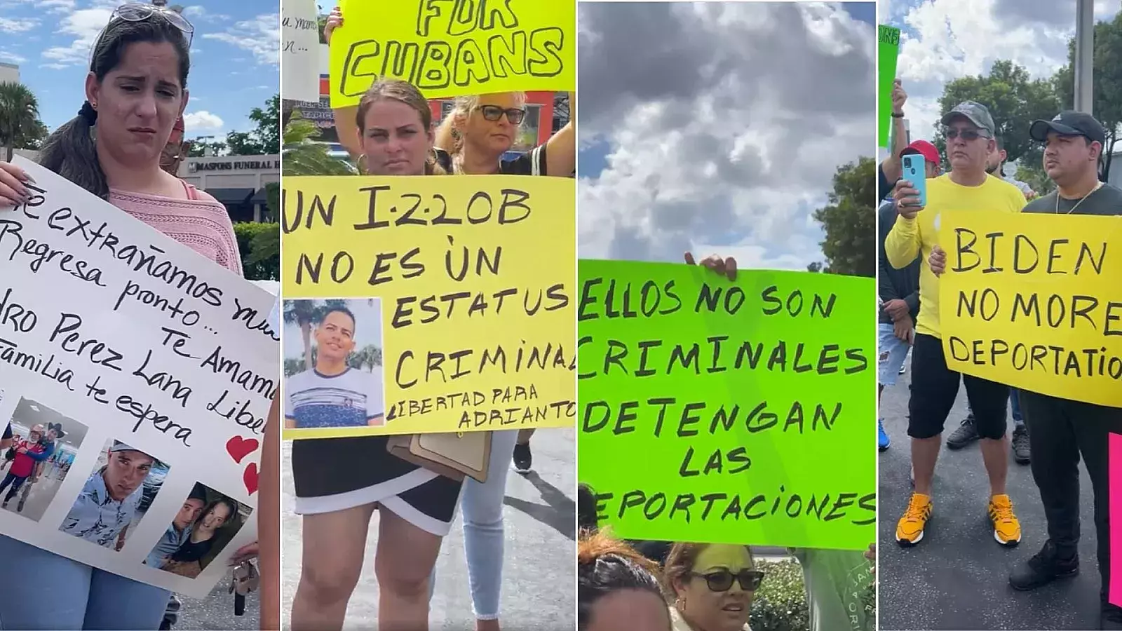 Familiares de cubanos detenidos en ICE piden que los liberen