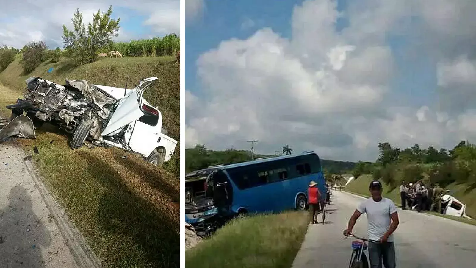 Accidente de tránsito en las zona limítrofe entre Granma y Santiago de Cuba