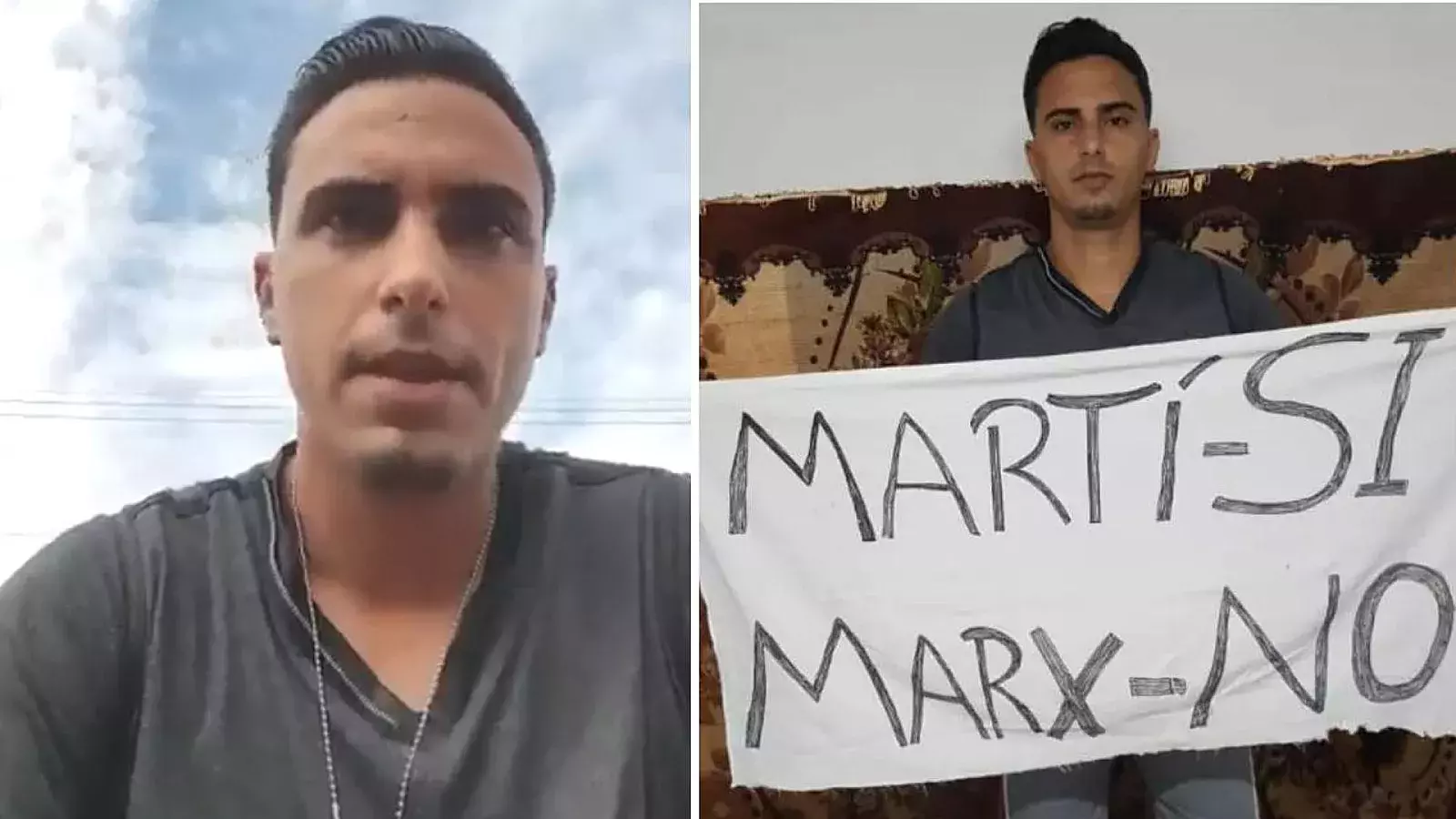 Yuri García, manifestante en Cuba, será de portado