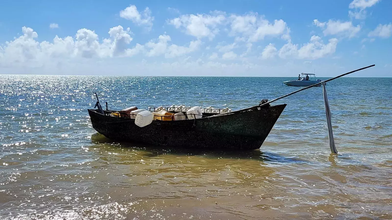 Embarcación de balseros cubanos