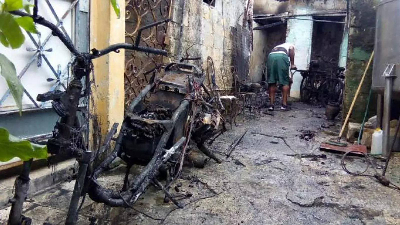 Incendio de motorina en La Habana