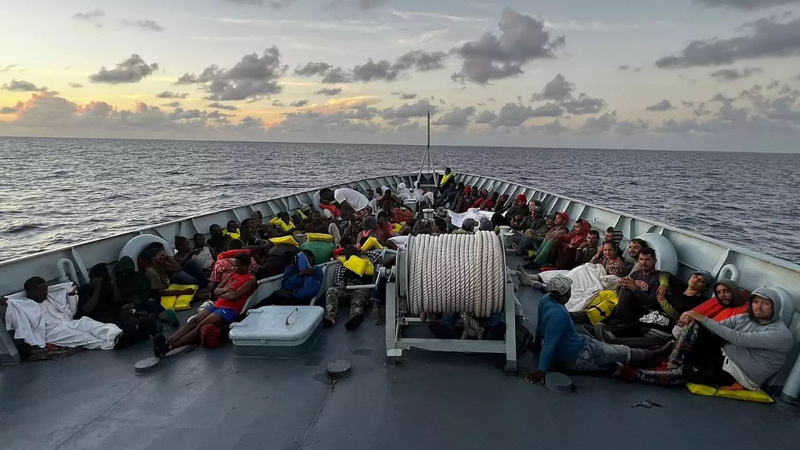 Migrantes detenidos en Bahamas