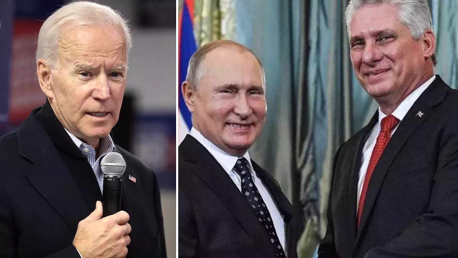 Biden, Putin y Díaz Canel