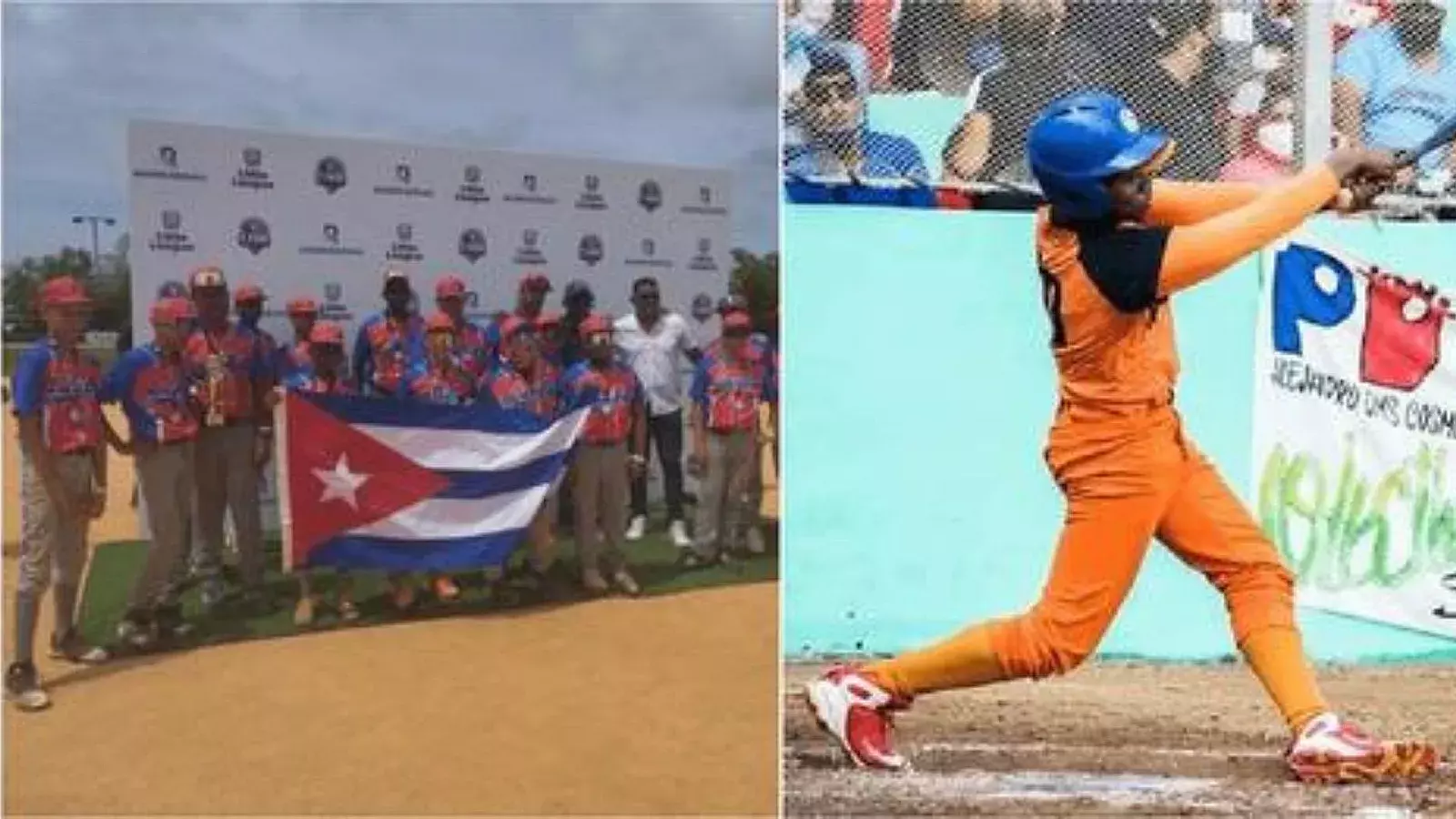 El pelotero adolescente Elvis Libán Herrera se fue de la isla hacia República Dominicana
