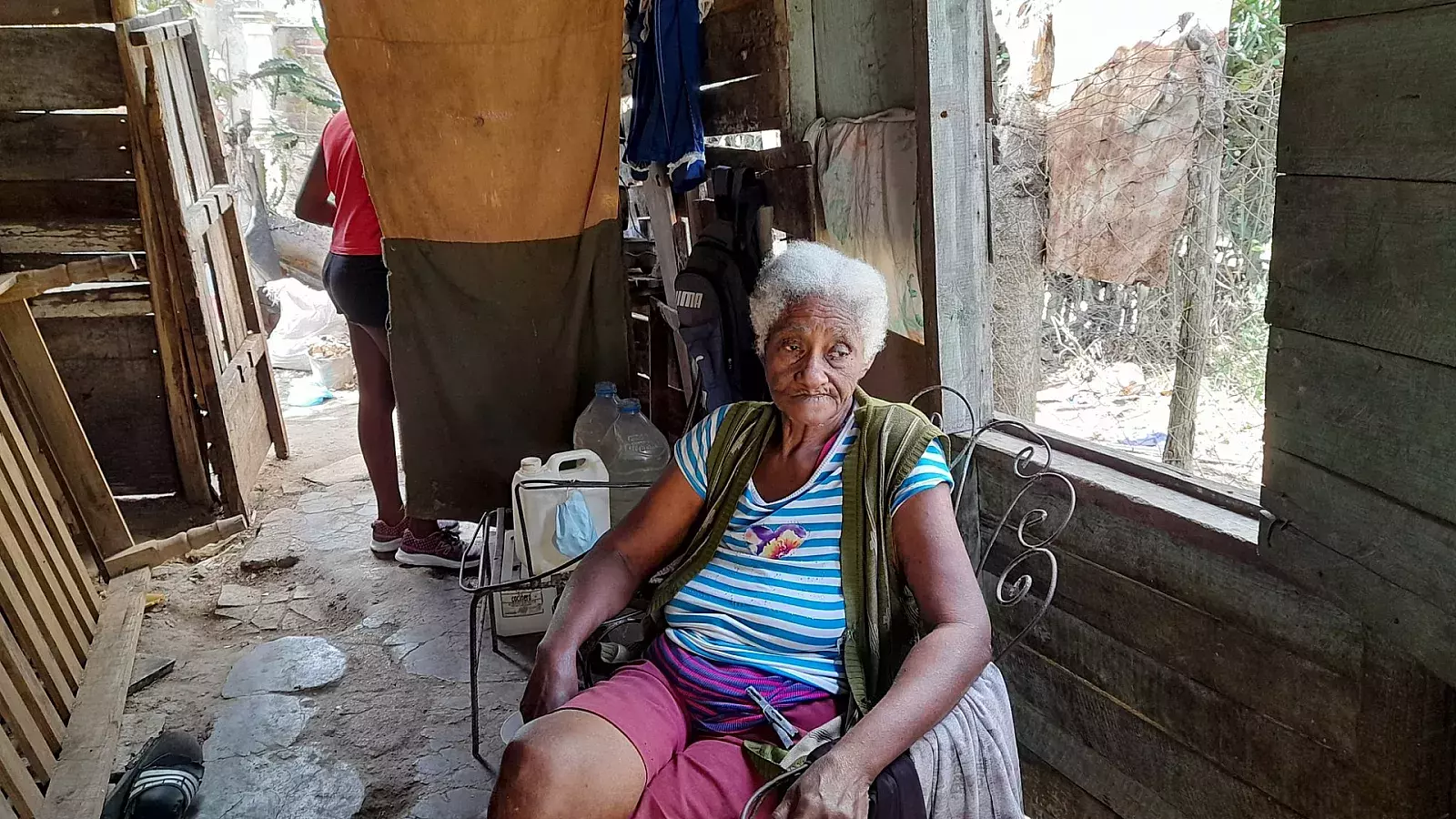 Anciana cubana abandonada en Camagüey