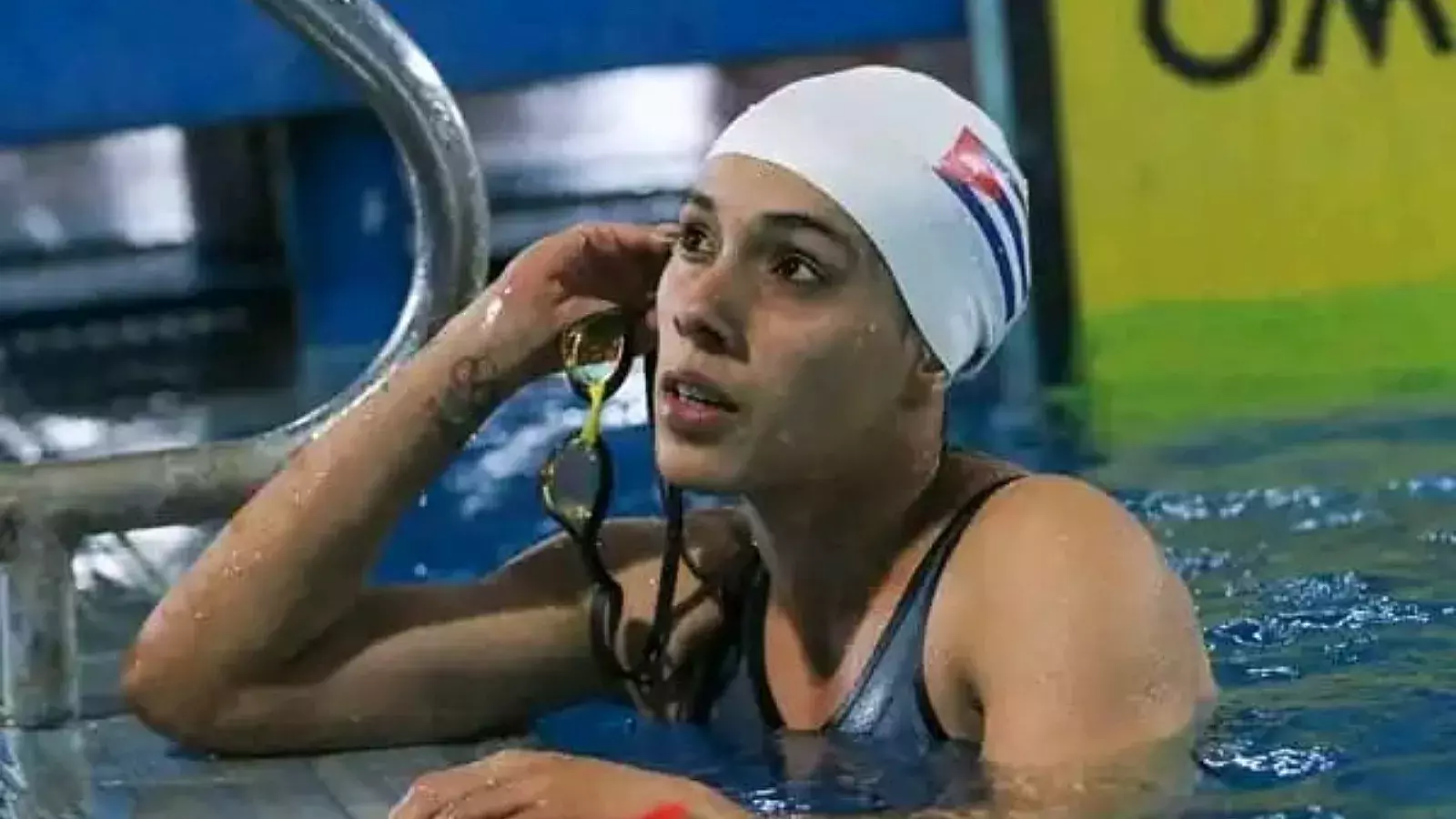 Nadadora cubana Elisbet Gámez