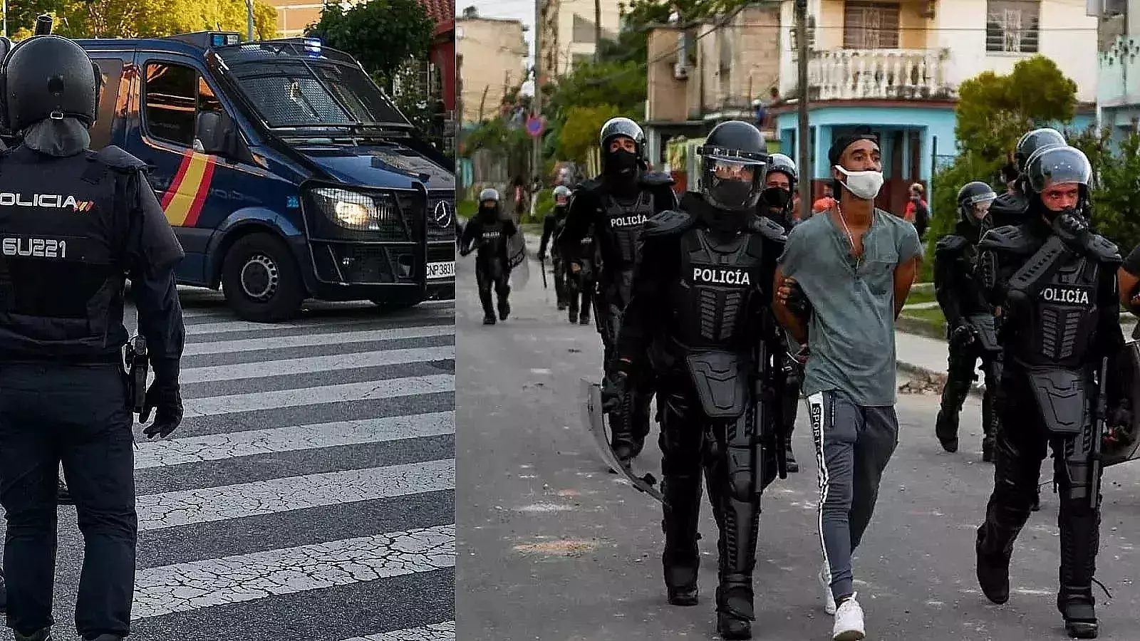 España se niega a vender equipos antidisturbios a la dictadura cubana