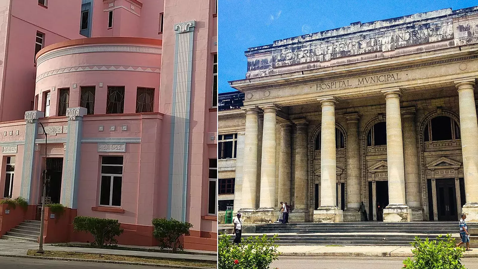 Los hospitales clínicos quirúrgicos “10 de octubre”y “General Freyre de Andrade”