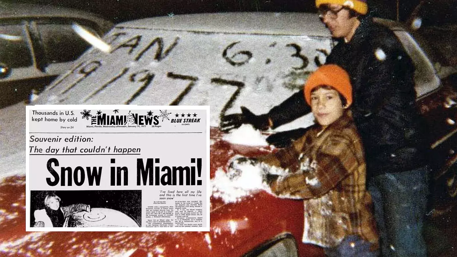 19 de enero de 1977: El día que cayó nieve en Miami