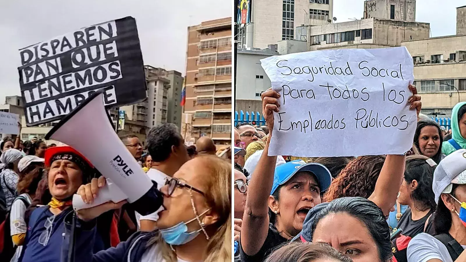 “Basta de salarios de hambre”: docentes protestan en calles de Venezuela por sus derechos