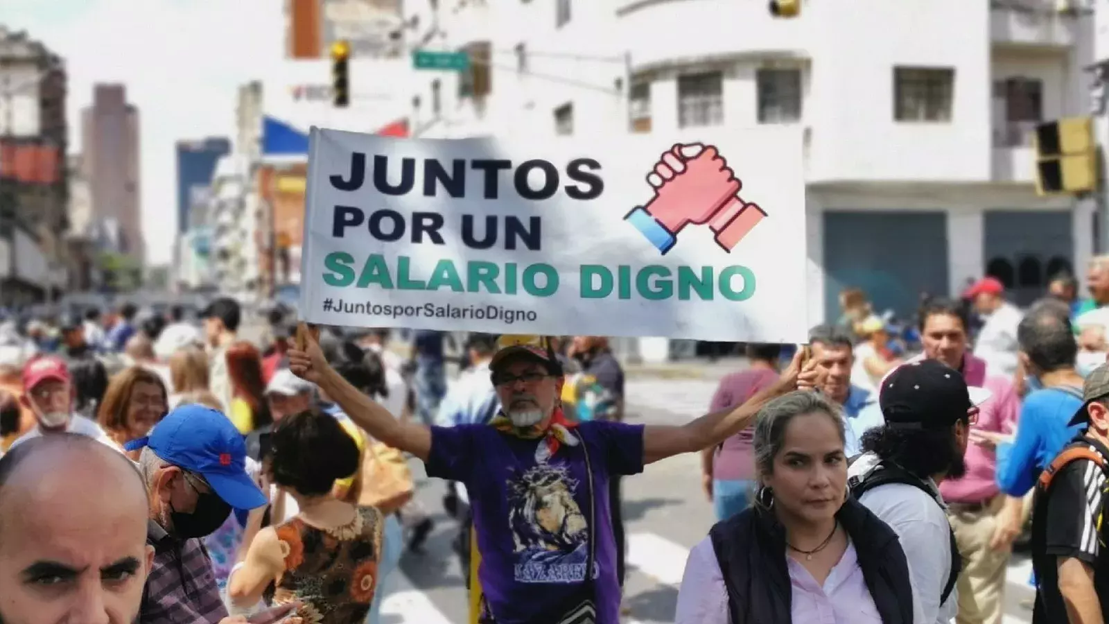 EXCLUSIVA | “El hambre no espera”: Continúan protestas para exigir al régimen de Maduro salarios dignos