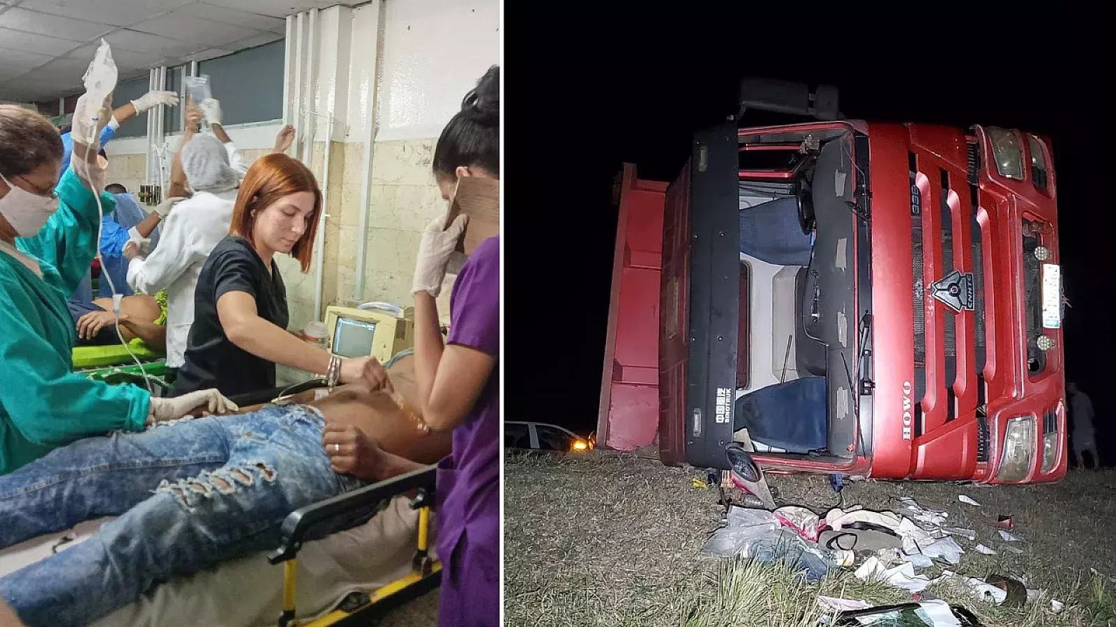 Once personas resultaron lesionadas por un accidente de tránsito en autopista de Pinar del Río