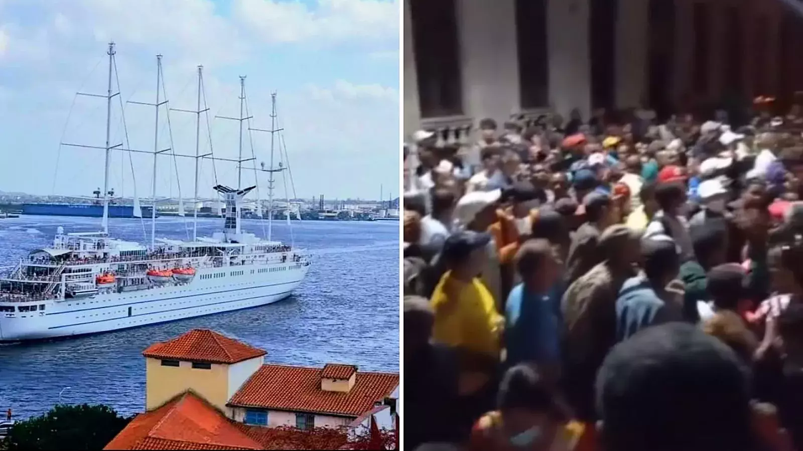 Mientras llegan cruceros, miles de cubanos huyen de la isla
