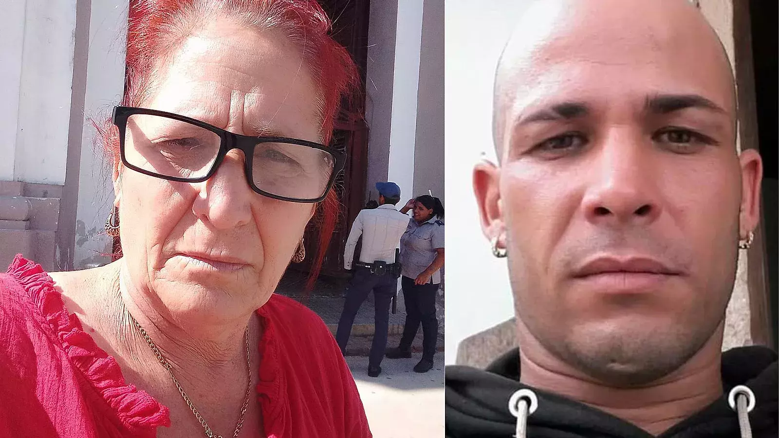 Mirka Ibáñez y su hijo el preso político Yadir Ayala Ibáñez